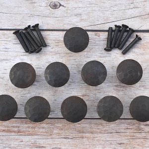 Vintage Type Cast Iron Round Shape Door cabinet drawer handles pull Knob 10 pcs Lot