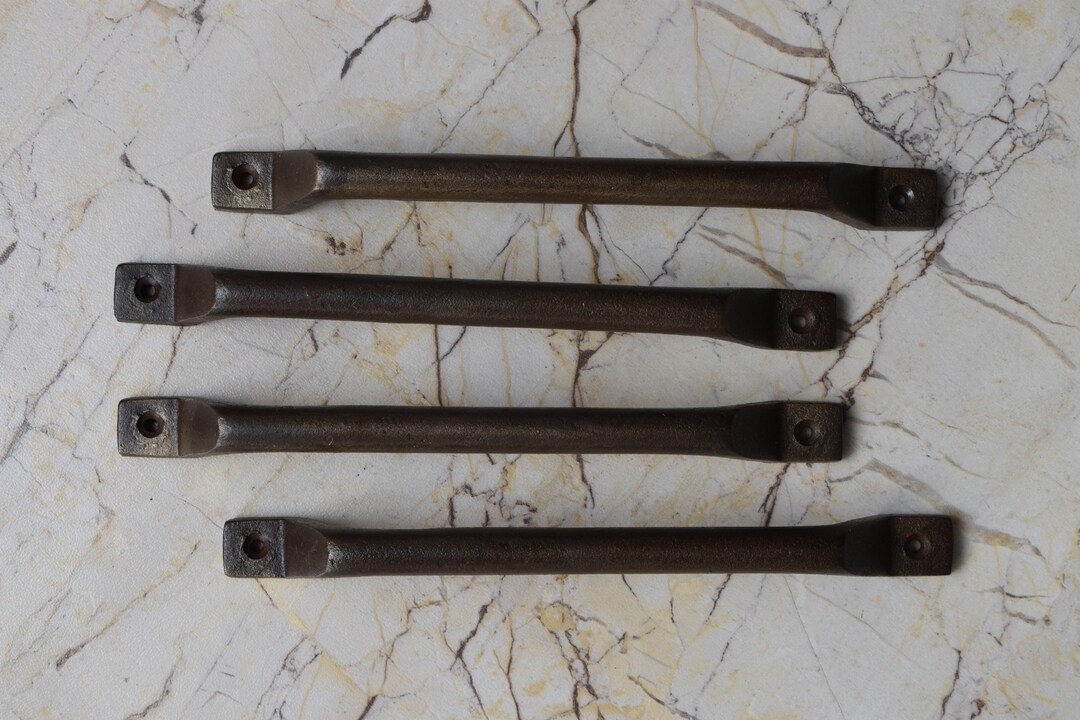 Rustic Vintage Cast Iron Barn Door Handle Cabinet Gate Handle Pull 4 ...