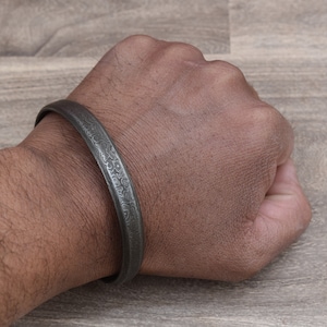 Damascus Bracelet Hand Forged Bracelets Men&#39;s Cuff Bracelet jewelry