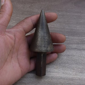 Vintage Silversmith hardy steel Stepped cone Jewelers Miniature anvil Tool 10.2 oz