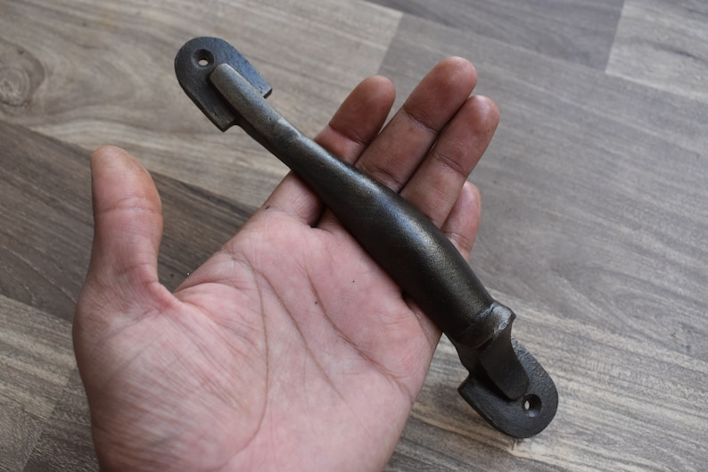 vintage Handmade iron door cabinet screen handles Knob pull rustic 6 pic