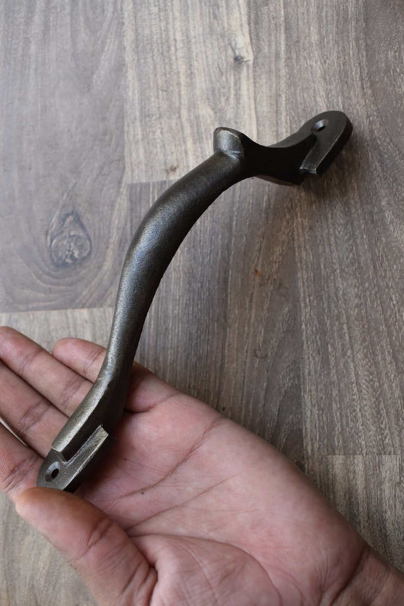 vintage Handmade iron door cabinet screen handles Knob pull rustic 6 pic