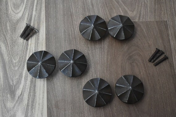 Vintage Victorian Fancy Cast Iron Door Cabinet Drawer Knobs Etsy