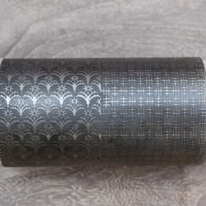 3" Inch Soft Metal Wire Steel Rolling mill Roll Bangle sheet Roll Copper Brass Sheet Wire Die Impression Silver Jewelry Pattern Tool