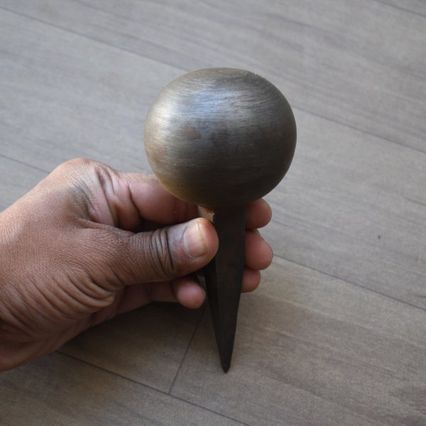 Vintage iron Ball Anvil Blacksmith Hardy Tool Stake mashroom anvil tool