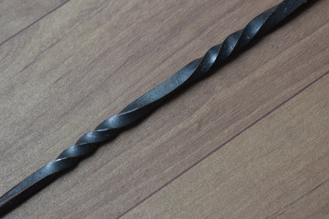 Vtg Blacksmith Hand Forged Iron Twisted Spike Fid Spiral - Etsy