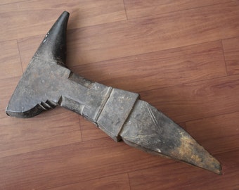 Vintage 20 kg Iron anvil Hand forged Blacksmith Silversmith Tinsmith T Shape large Heavy Rare anvil Tool