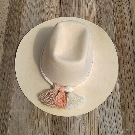 Artesano 100% Wool Felt Hat in Cream White Size L Cowboy Hat | Handmade Wool Felt Hats | éN Hats – enhats.com main image 4