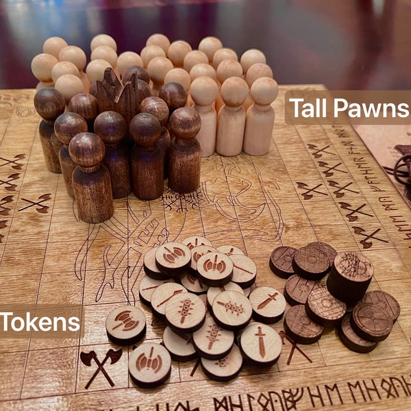 Viking Hnefatafl Board Etsy