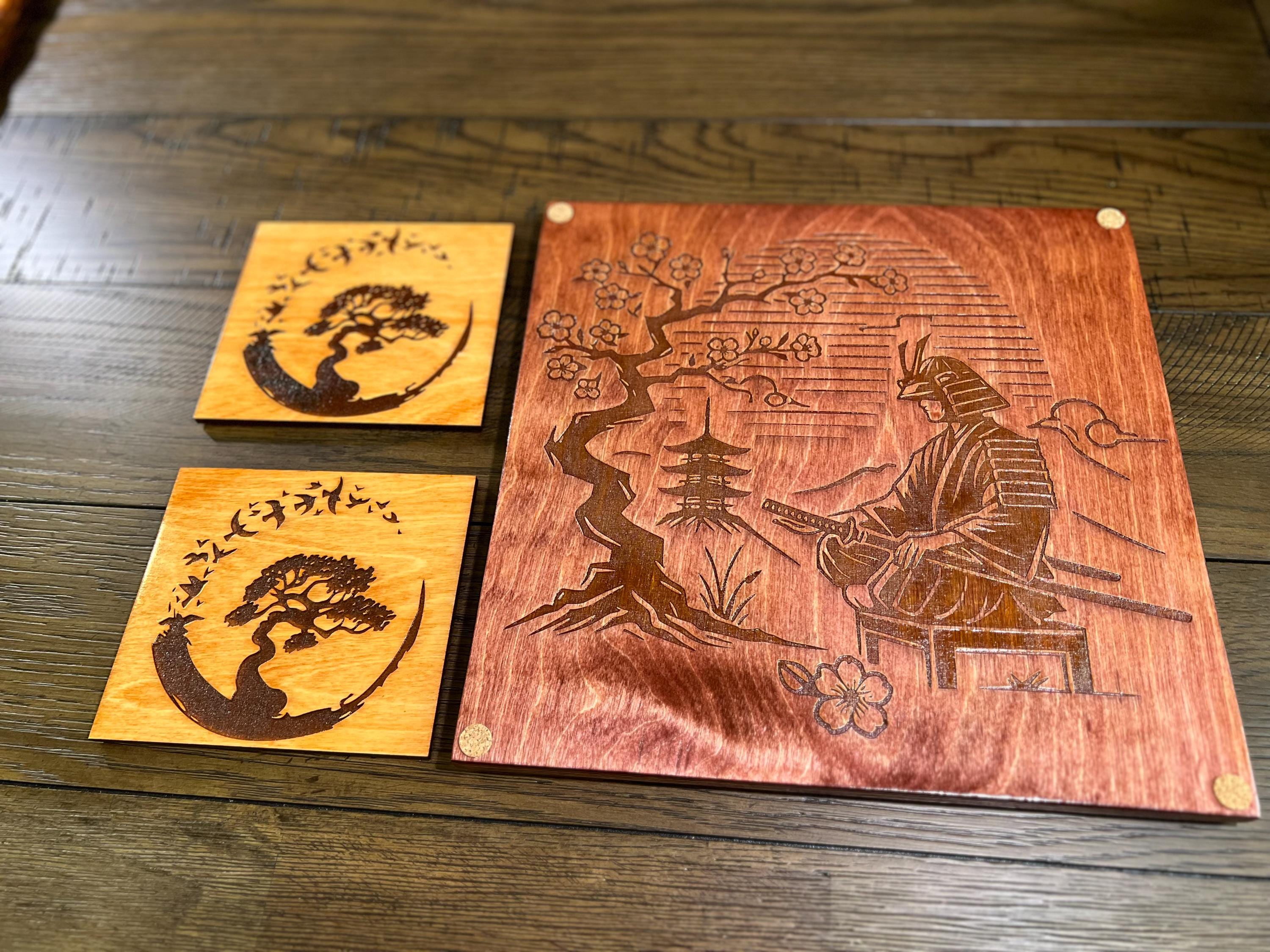 Handcrafted Shogi Set | Japanese Chess With Komadai - Etsy