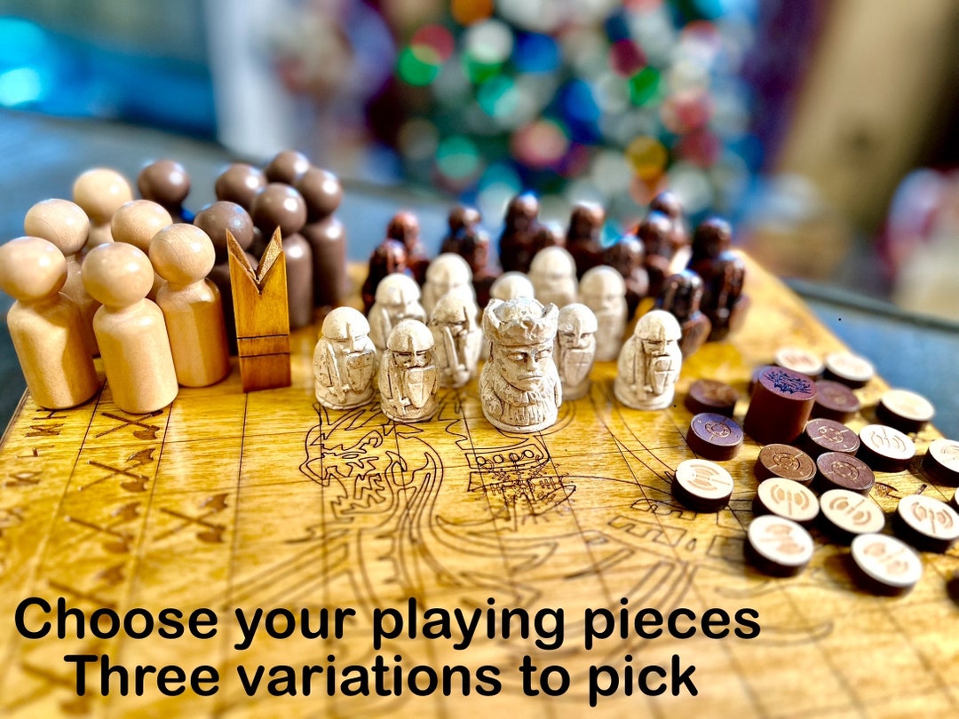 Ajedrez Vikingo, variante de 11x11 casillas, también conocido como