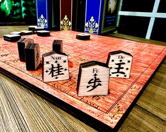 Piezas Shogi Lacadas Deluxe