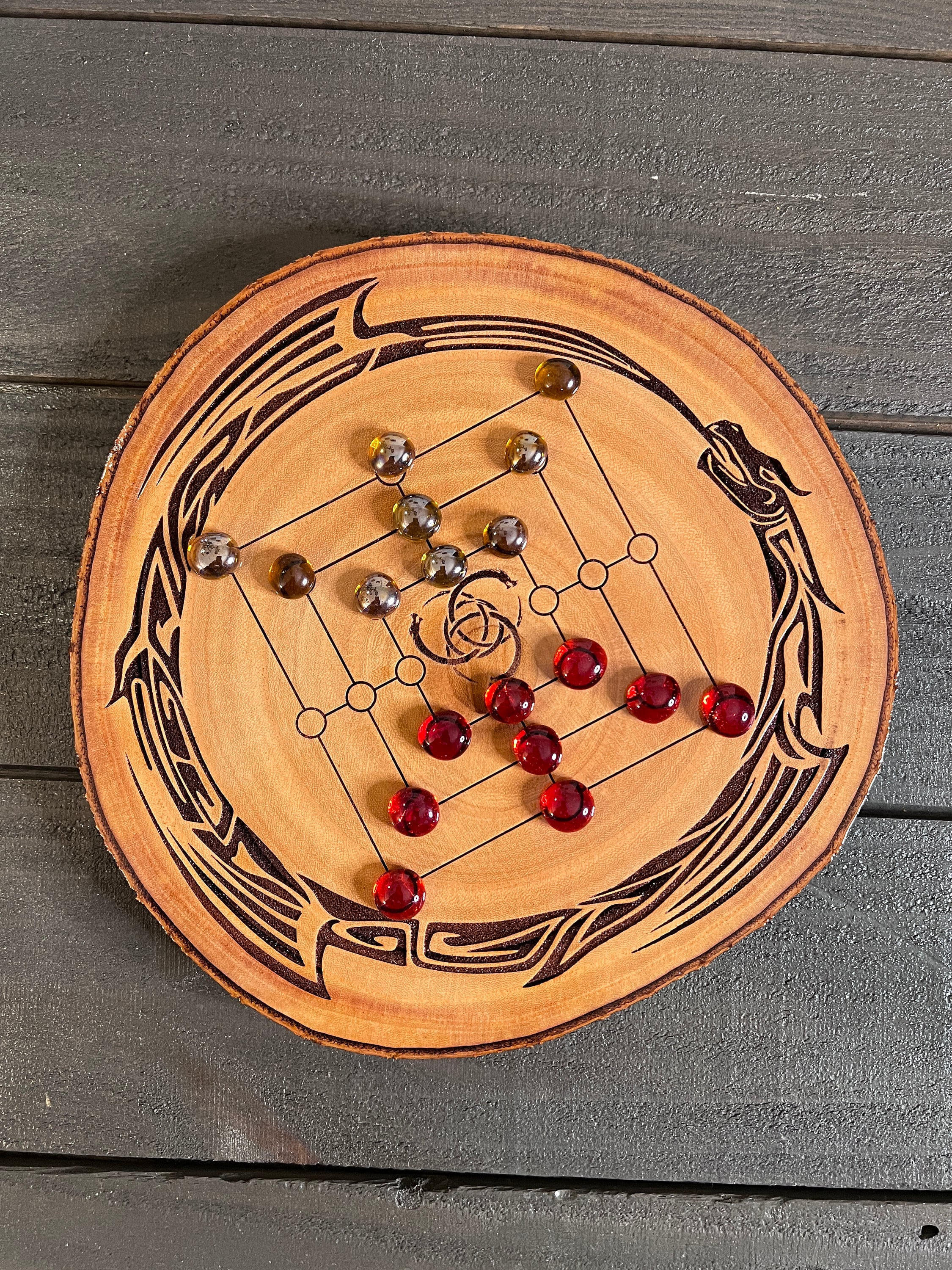 Nine Men's Morris | Ancient Roman Board Game | Mills | Merelles
