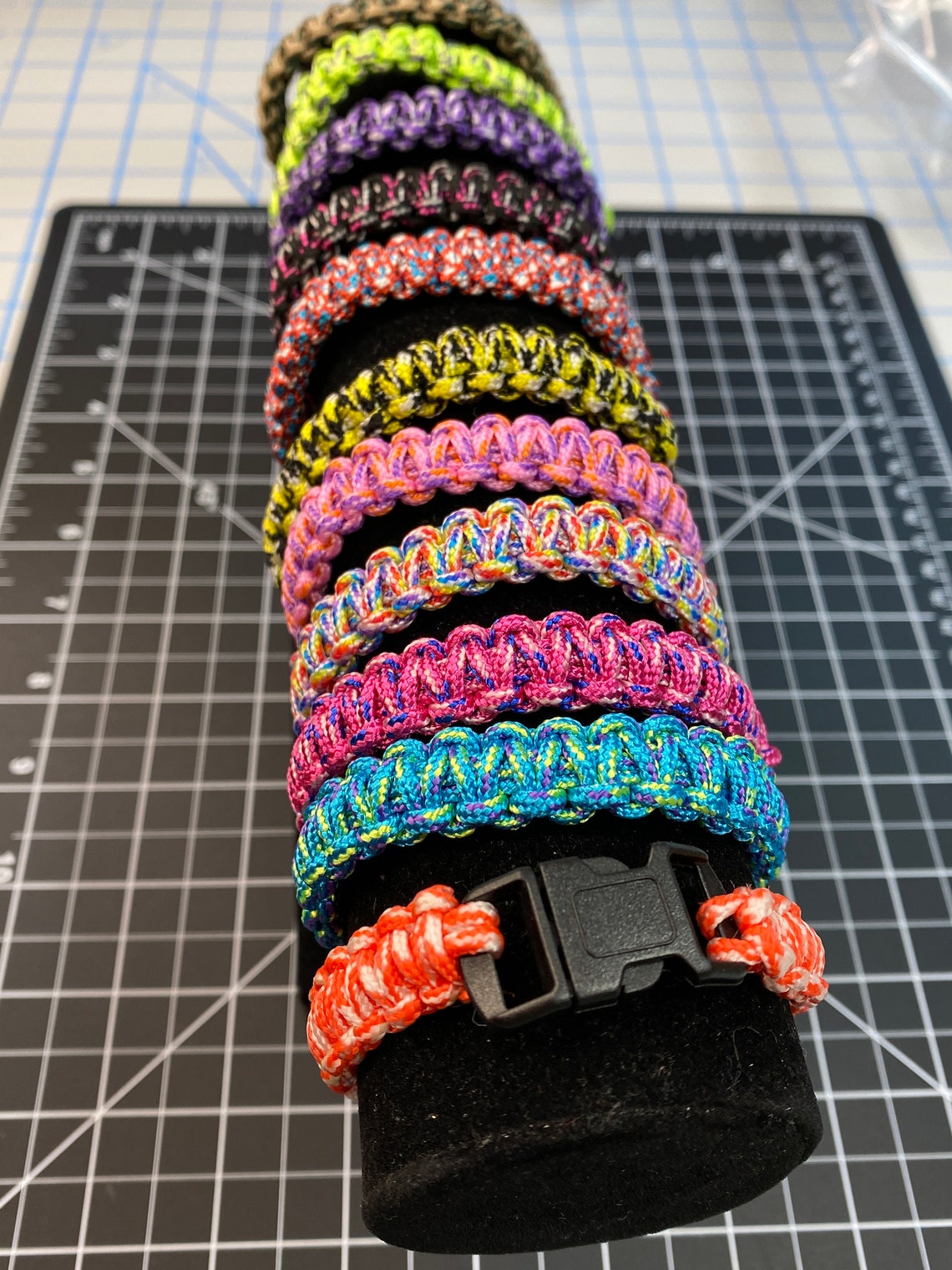 Paracord bracelet Mini Clips 2.25 inches wide Etsy