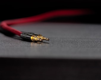 Paracord 2.5mm to 4pin mini XLR balanced Y cable.