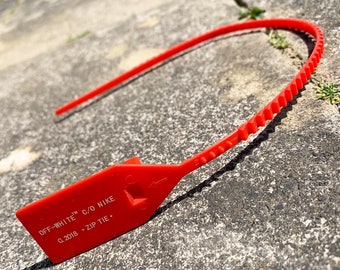 off white mca zip tie