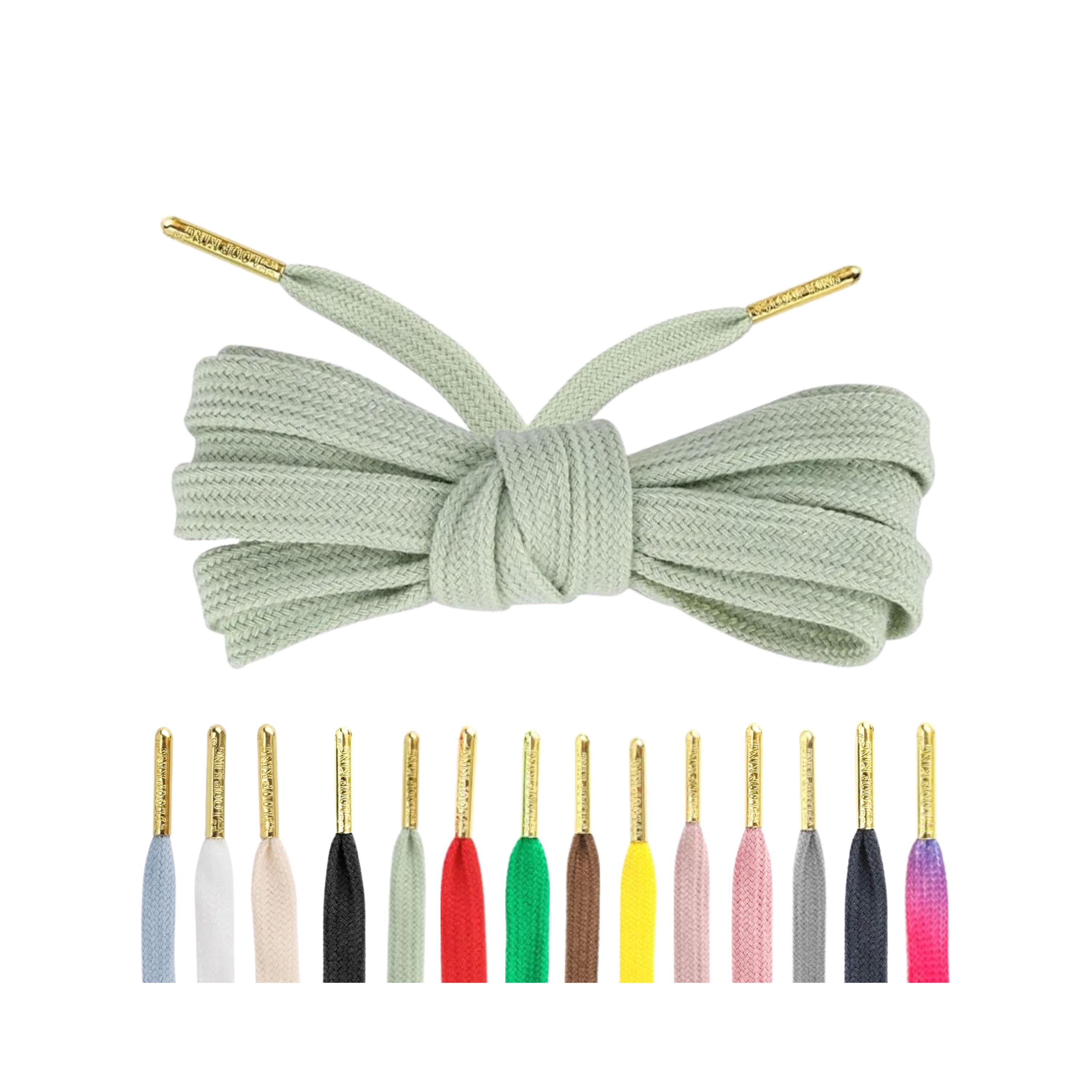 The Mint Green Shoelaces to Brighten Your Day Upgrade Your Shoes Etsy UK