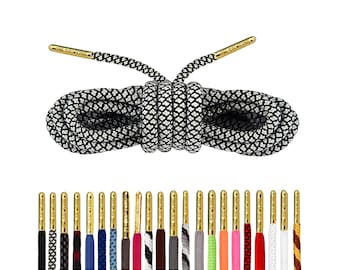 gold tip jordan shoe laces