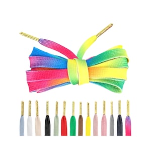 Vibrant Rainbow Shoelaces to Breathe Life into Your Footwear