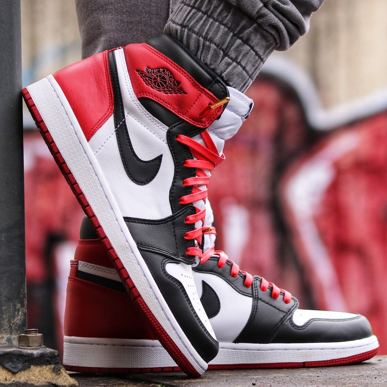 Luxury Red Leather Shoelaces With Gold Metal Tips by Loop King Laces Etsy