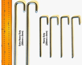 Steel Pegs for Bird Sculptures