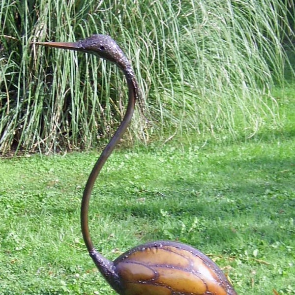 Crispen Heron Sculpture