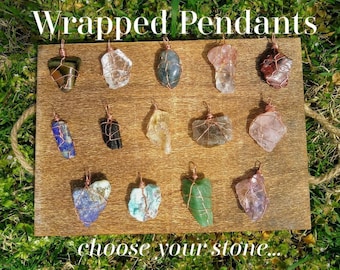 Wire Wrapped Pendants
