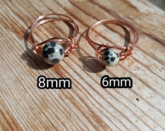 Dalmatian Stone Ring