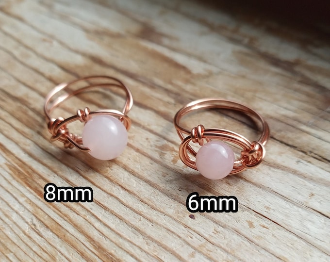 Rose Quartz Ring