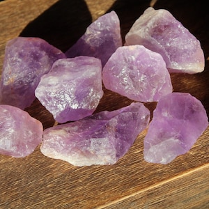 Amethyst, Rough crystals, Natural Stones, Meditation stones