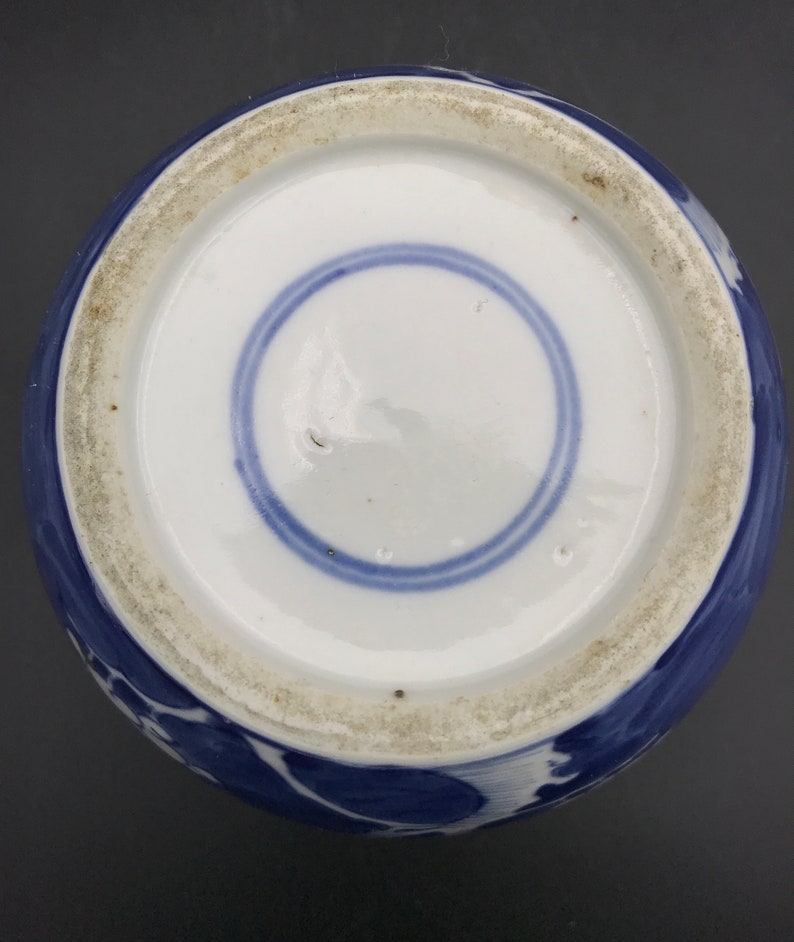 Antique Chinese Porcelain Blue and White Ginger Jar