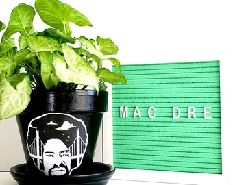 Mac Dre Planter Pot + Saucer