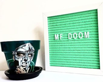 MF Doom Planter Pot + Saucer