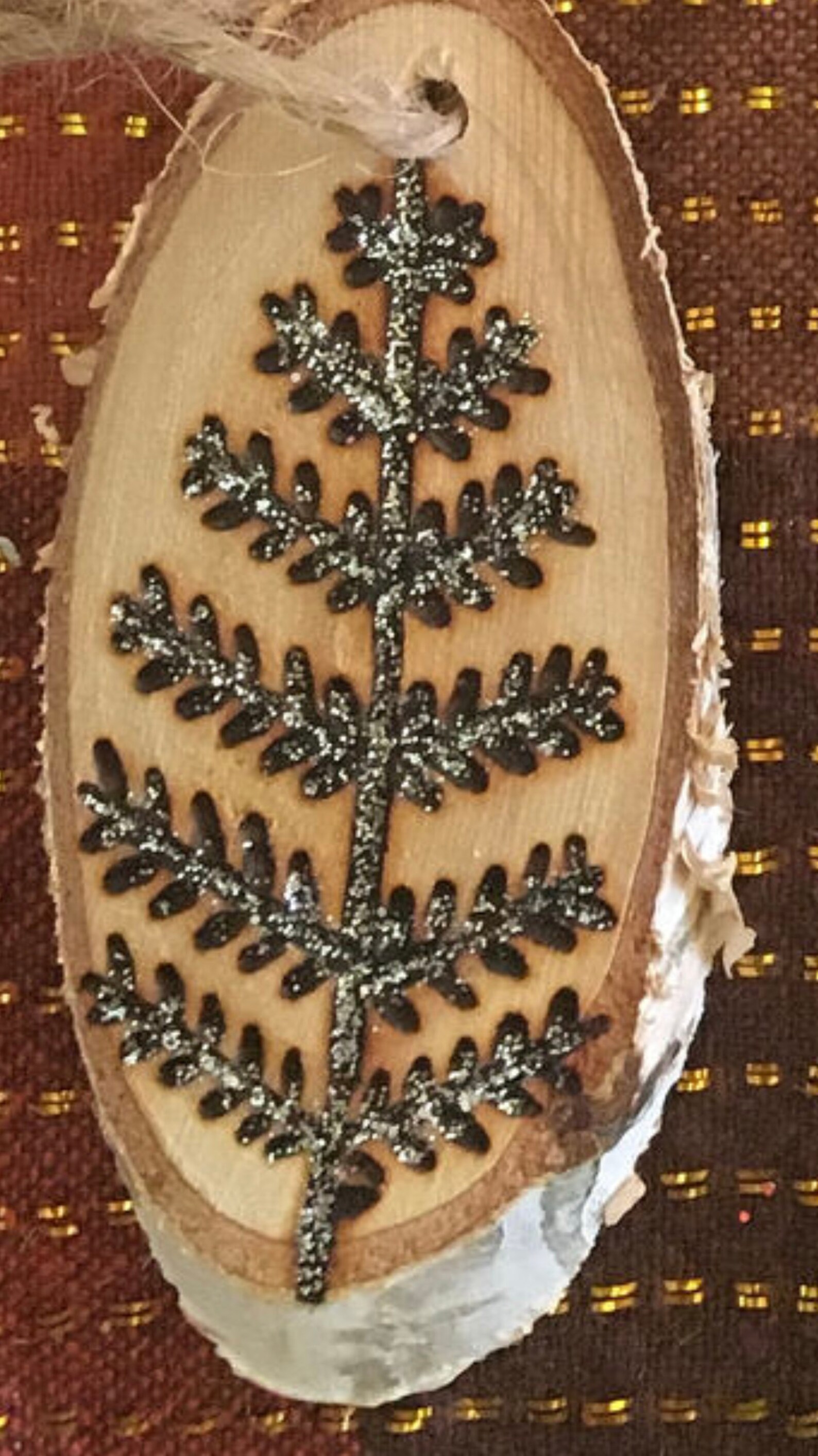 Wood burned ornaments Etsy