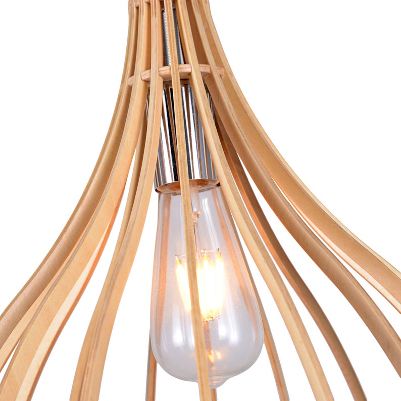 Korb Decke Licht Schatten chinesische Outdoor-Holz-Lampe ...
