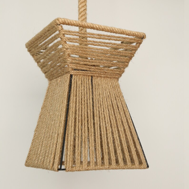 Rope Lamp ShadeCeiling Light ShadeRope Pendant LightNatural Etsy
