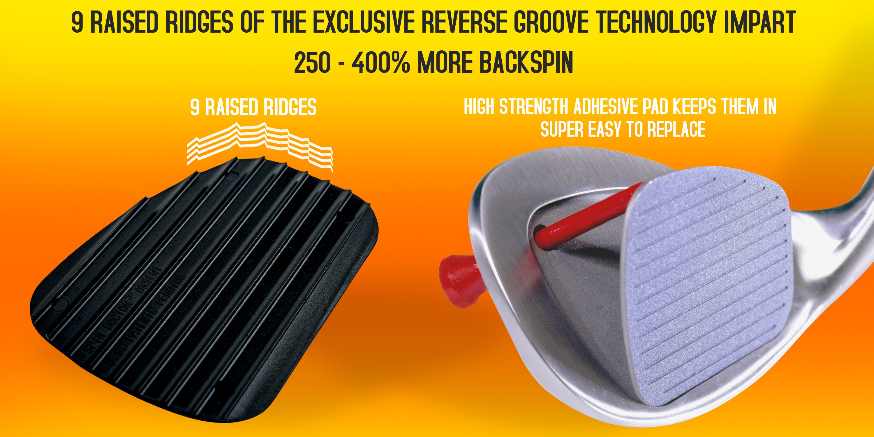 Spin Doctor RI 52° Pitching Wedge – Replaceable Insert System, Steel Shaft, Right-Handed