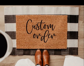 Custom Doormat, Doormat, Personalized Doormat, Funny Doormat, Home Decor, Made For You