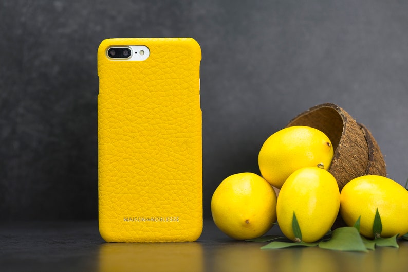 apple iphone 8 case leather yellow apple iphone 8 case leather yellow