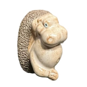 CHILLIN&#39; HIPPO Miniature Pottery Figurine, Ceramics HIPPO Figurine Figurine - Handmade Decor Figurine gifts for dad