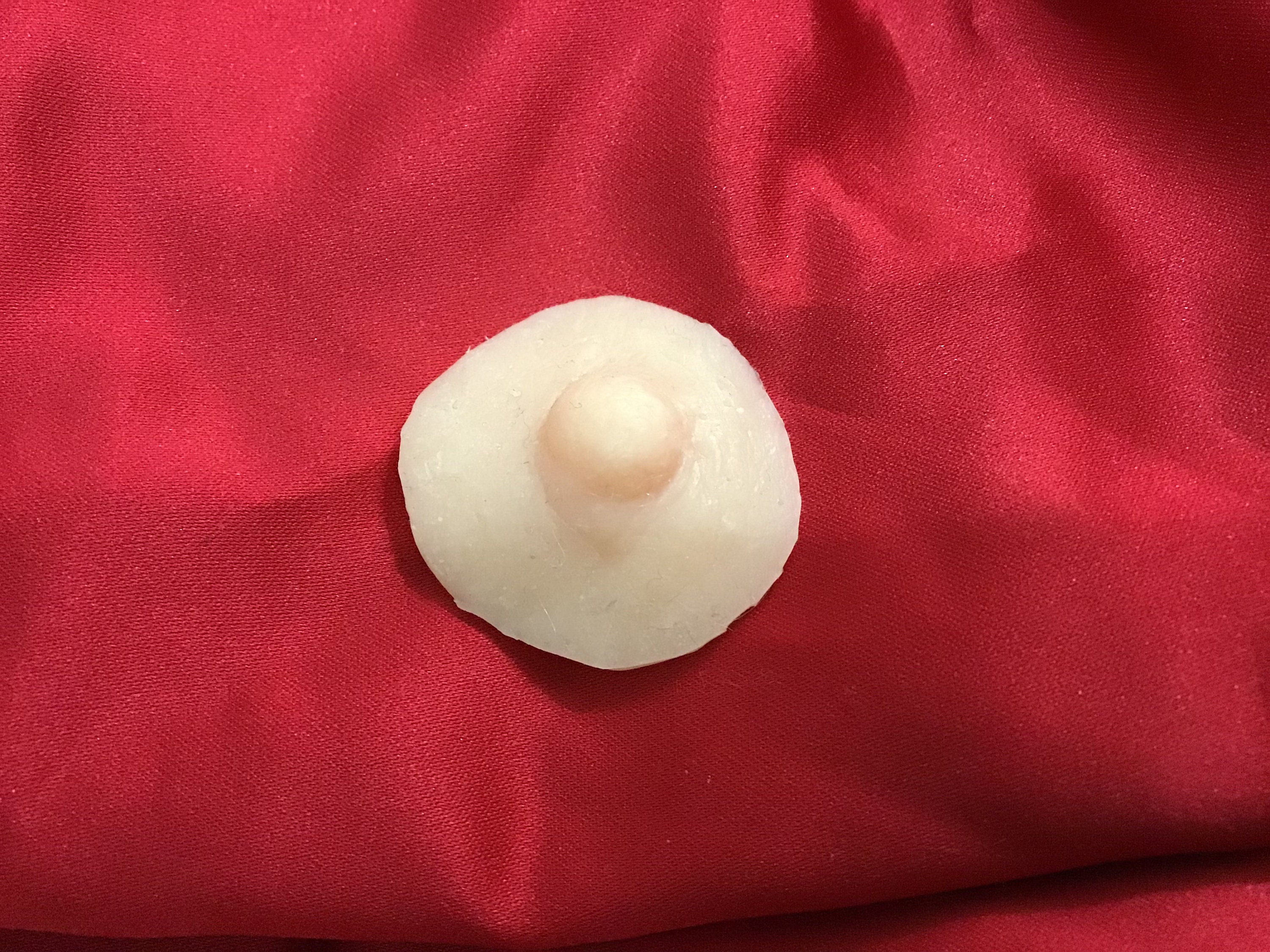 Lifelike Life Size Female Human Nipple Prosthetic Piercing Display