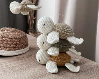 Tortues au crochet, tortues, déco tortues