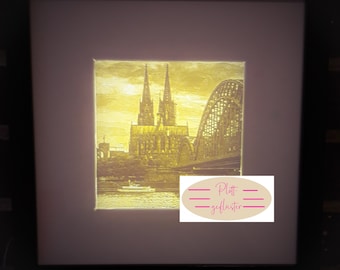 3D Bild mit Kölner Dom