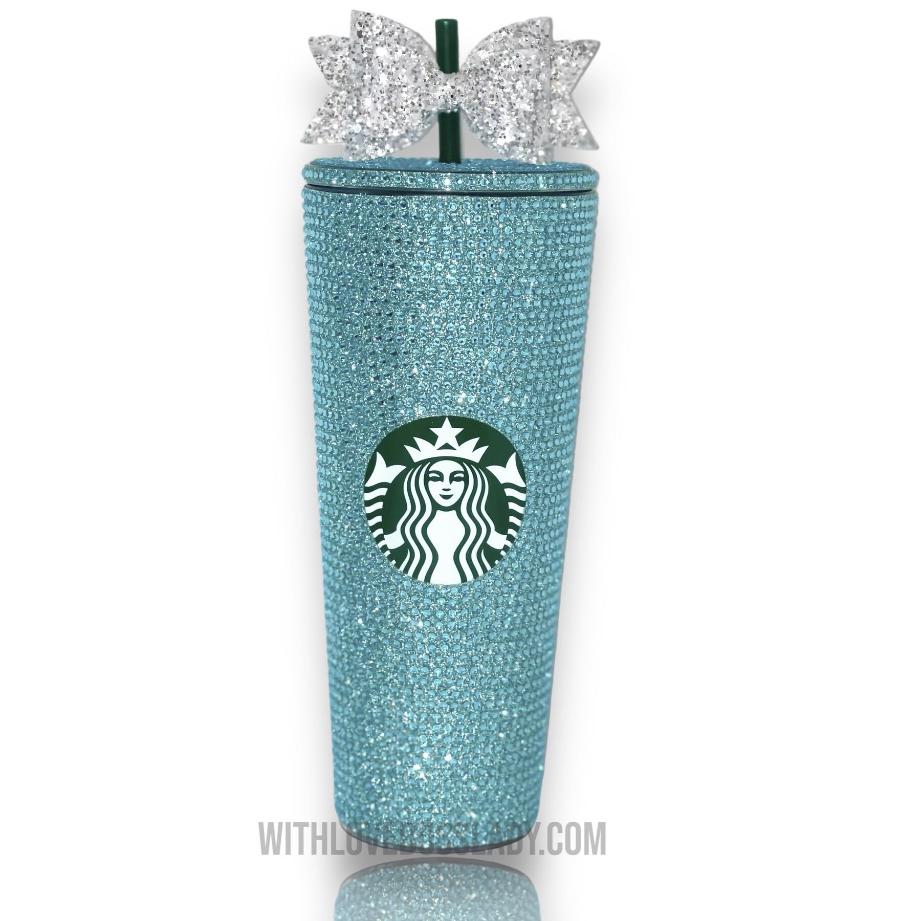 Starbucks Snowglobe Tumbler, Blue Snow Globe Tumbler, Starbucks Glitter Cup,  Starbucks Snow Globe Cup, Blue Glitter Tumbler, Winter Tumbler 