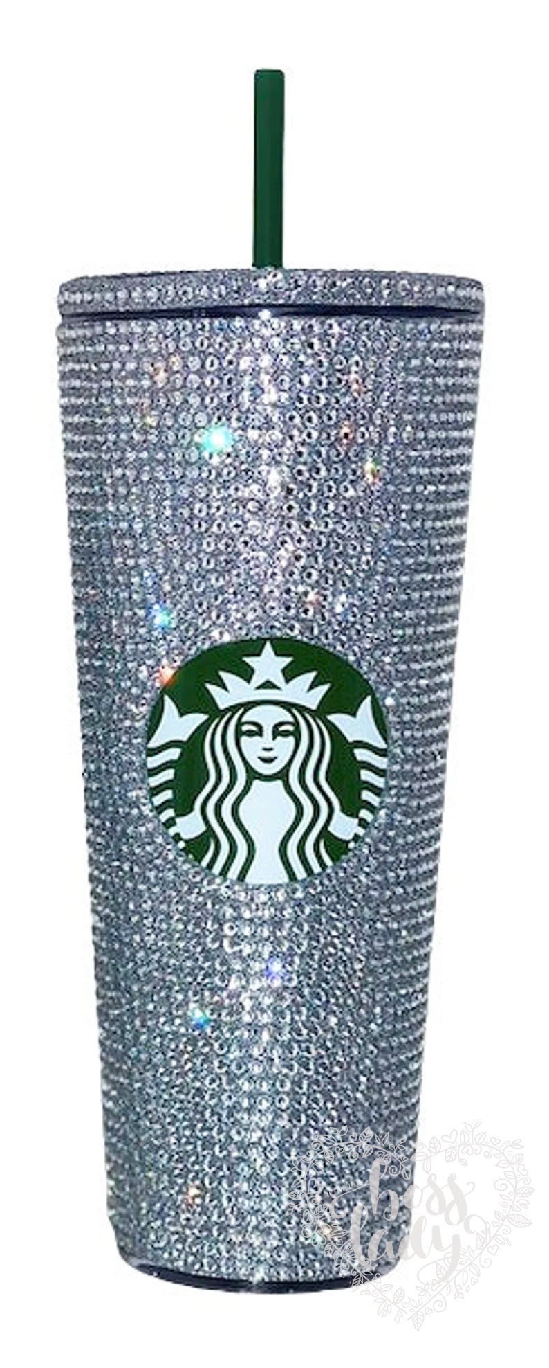 Starbucks Acrylic Diamond Cut Crystal Tumbler Cup Custom Etsy