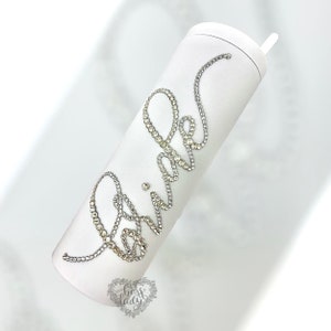 Bride Rhinestone Tumbler, Bride Cup, Wedding, Bridal Party, Engaged, Bride to be, Bridal, I said yes, I do, Bling Cup, Wifey, Wedding gift