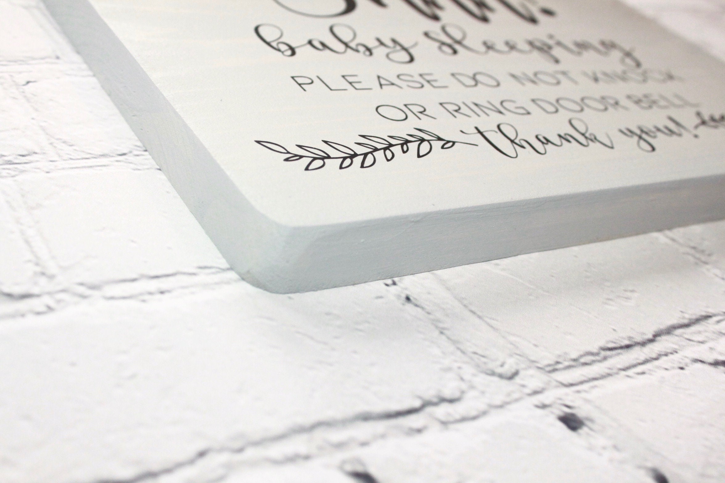 Baby is Sleeping Sign Nursery sign Outdoor signs No | Etsy