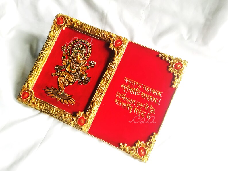 Buy Lord Ganesh Frame Ganesha Wall Hanging Indian God Art Online in India Etsy