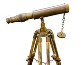 Desktop Decor Brass Telescope With Tripod Maritime Office Home Beautiful telescope useful item High Quality Lances Best For Christmas