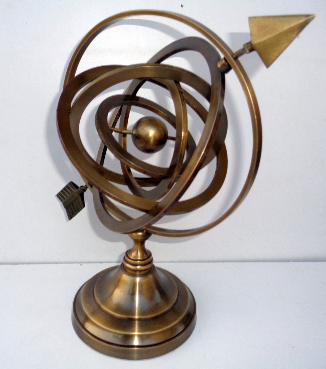 Brass Armillary Sphere With Arrow Nautical Maritime Astrolabe Etsy